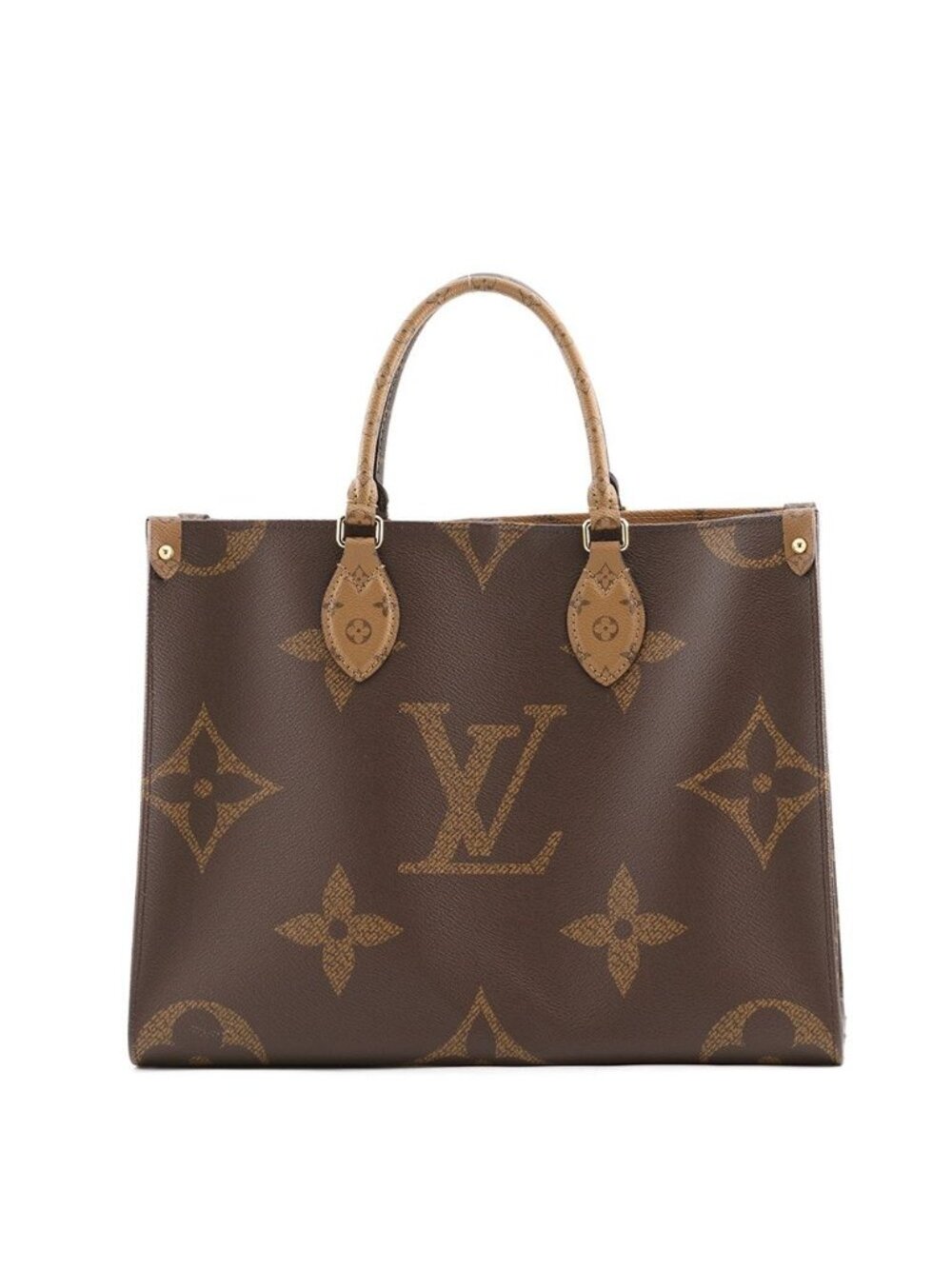 Louis Vuitton Tote Bag Monogram Reverse Giant On The Go MM 2-Way